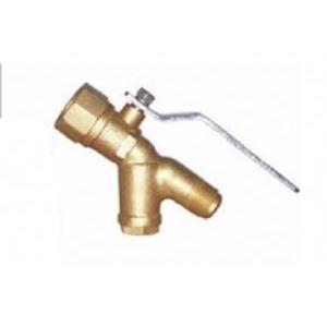 Sant Brass Ball Valve With Strainer and Flare Nut 25 mm, BBVSF